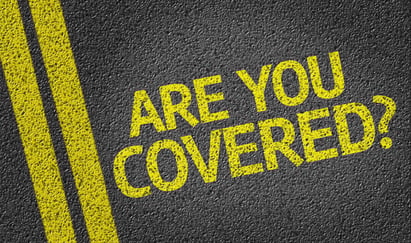 Are you Covered? written on the road